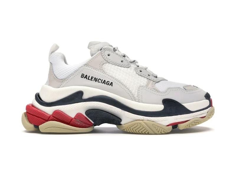 Balenciaga Triple S White Red