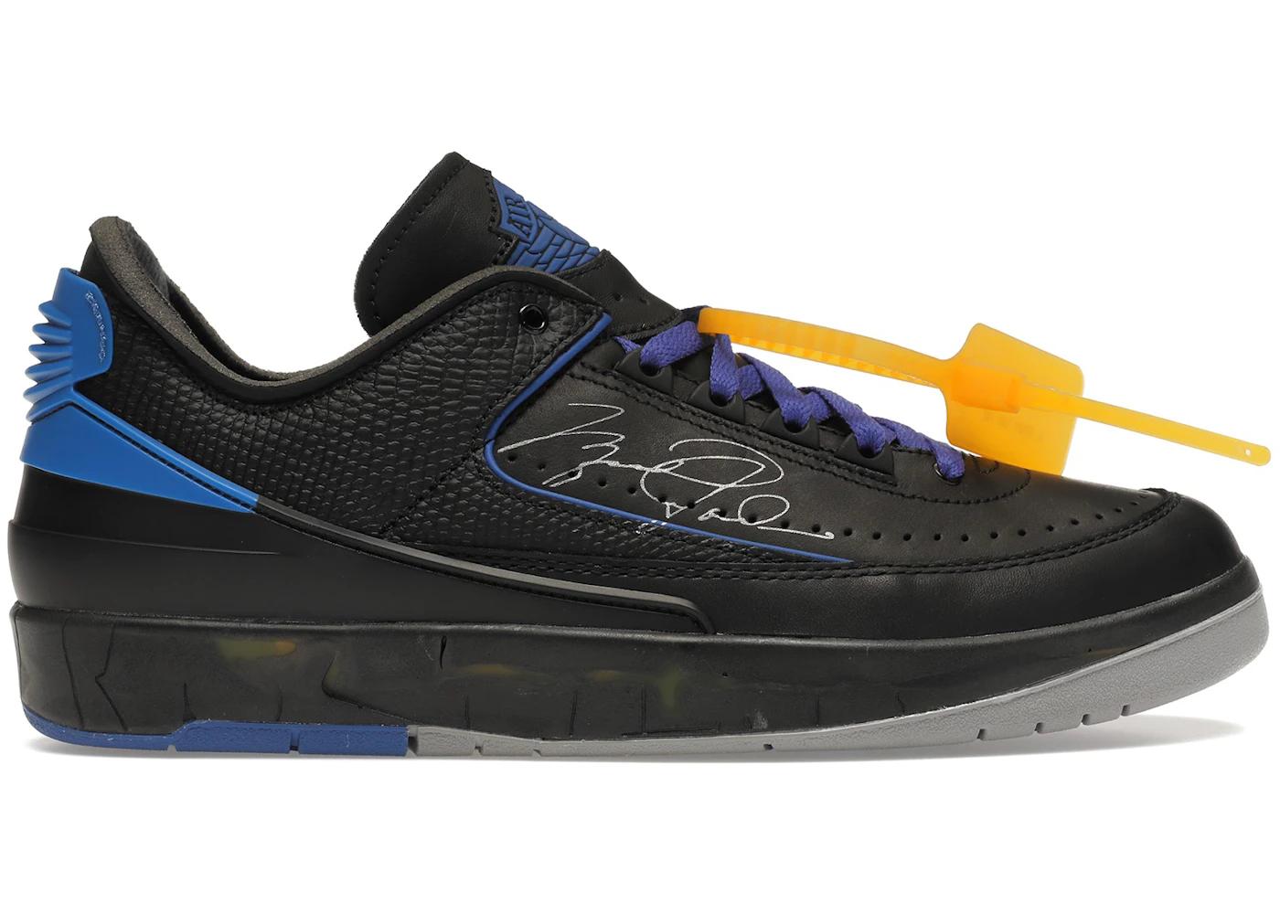 Jordan 2 Low × Off-White Black Varsity Royal